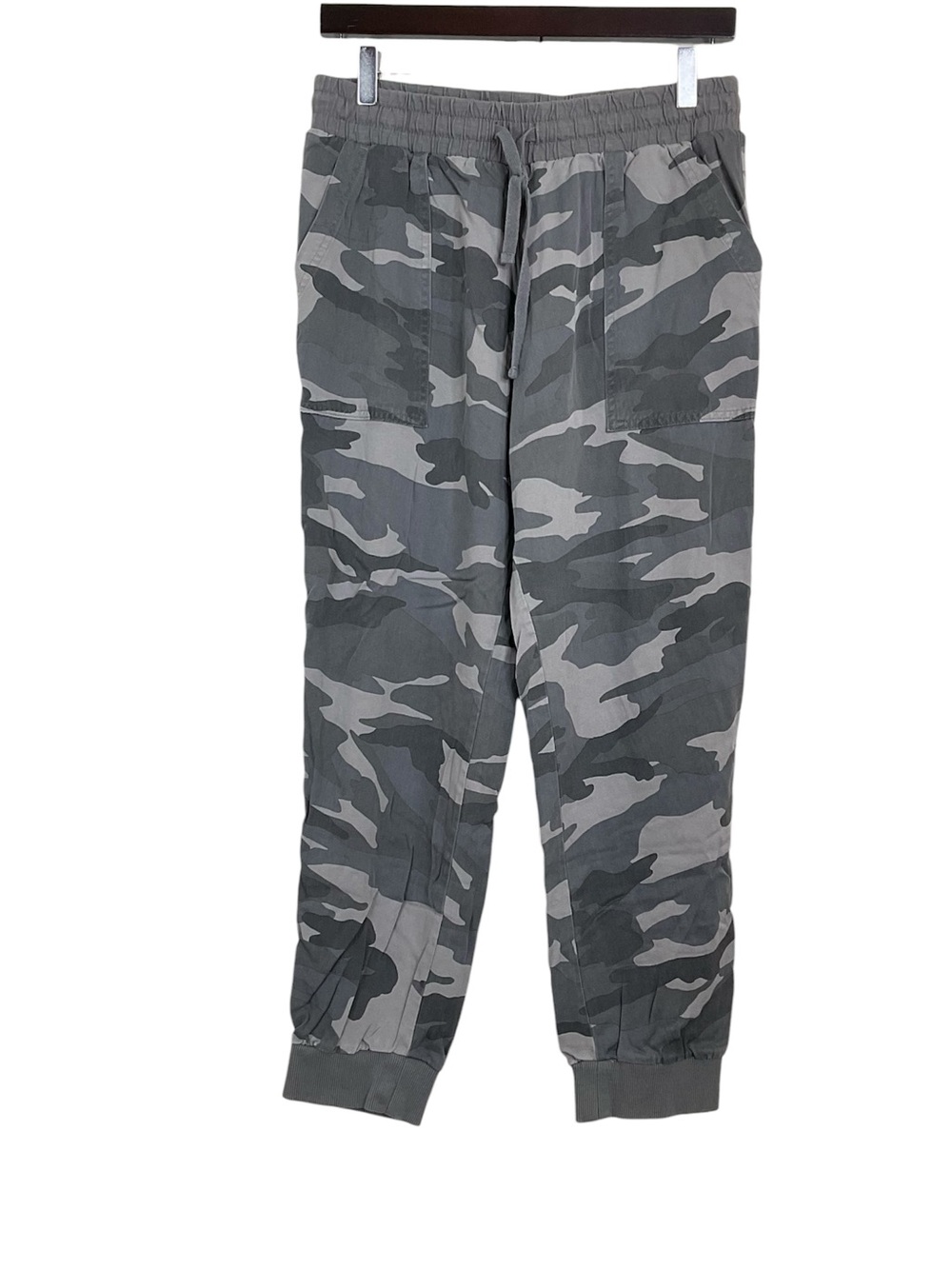 Splendid Gray Camo Jogger Pants Pockets Size Medium